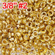 DIY 3/8" #2 Brass Grommets and Washers Pack 1000