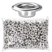 DIY 3/8" #2 Grommets 1000ct. for Semi-Automatic Grommet Machine