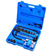 DIY 9-Ton Hydraulic Punch Driver Tool Kit w/ 6 Dies Blue