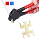 DIY 3/4" Pex Crimp Tool with Gauge Blue Red Optional