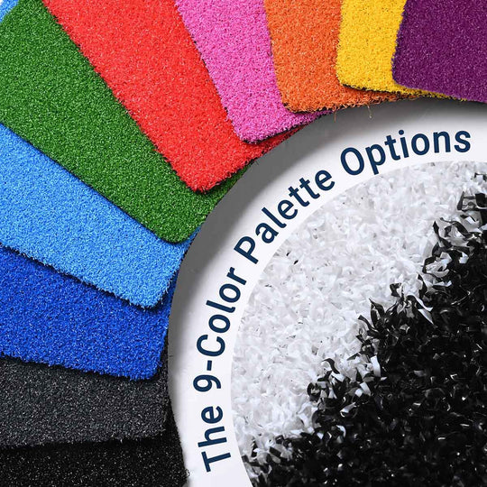 DIY Custom Artificial Grass | Tufted-in Logo, 9 Colors, Custom Sized