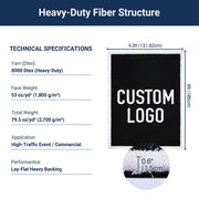 DIY Custom Artificial Grass | Tufted-in Logo, 9 Colors, Custom Sized