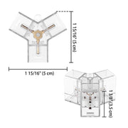 DIY Y-shape Hexagon Lights Garage Workshop Hex Light Connector