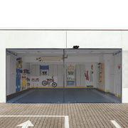 DIY Magnetic Screens for Garage Door Openings 16x7 ft.