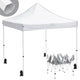 InstaHibit Easy Pop-up Tent Comml. Canopy 10x10ft CPAI-84