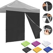 DIY 1pc Canopy Sidewall with Zipper 1080D 10x7 ft