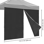 DIY 1pc Canopy Sidewall with Zipper 1080D 10x7 ft