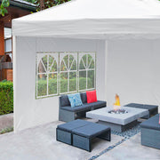 DIY 1pc Canopy Sidewall with Window 1080D 10x7 ft