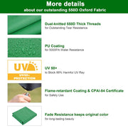 DIY 10x10 Canopy Tent Side with Zipper (10'x7', CPAI-84, UV50+)