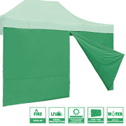 DIY 10x15 Canopy Tent Side with Zipper (15'x7', CPAI-84, UV50+)