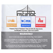 DIY 10x15 Canopy Tent Side with Zipper (15'x7', CPAI-84, UV50+)