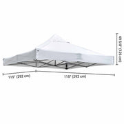 DIY 10x10ft PopUp Canopy Replacement Top Vent (9'7"x9'7")