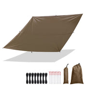 DIY Waterproof Camping Tarp Shelter UV50+ PU3,000mm 10x10ft