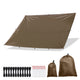 DIY Waterproof Camping Tarp Shelter UV50+ PU3,000mm 15x10ft