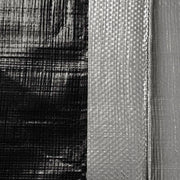 DIY 12x20 ft Heavy-Duty Tarp Shelter Cover Tarpaulin Silver