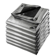 DIY 14mil Thicken Reinforced Heavy-Duty Tarp Shelter Cover Tarpaulin Opt