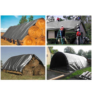 DIY 14mil Thicken Reinforced Heavy-Duty Tarp Shelter Cover Tarpaulin Opt