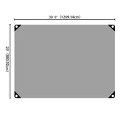 DIY 14mil Thicken Reinforced Heavy-Duty Tarp Shelter Cover Tarpaulin Opt