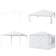 DIY 10 x 10 ft Outdoor Wedding Party Tent w/ 4 Sidewalls Color Optional