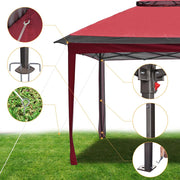 DIY 11'X11' Pop Up Gazebo with Mesh Sides and Carrying Bag