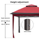 DIY 11'X11' Pop Up Gazebo with Mesh Sides and Carrying Bag