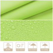 DIY 9 Foot Tilting Patio Umbrella with Light 3-Tiered