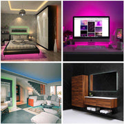 DIY Light Strips 16ft Bluetooth APP Music Activated 16 Colors