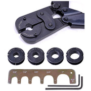 DIY 3/8" 1/2" 5/8" 3/4" 1" Pex Crimp Tool Kit