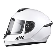 AHR RUN-F3 Full Face DOT Motor Helmet White