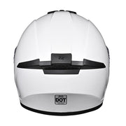 AHR RUN-F3 Full Face DOT Motor Helmet White