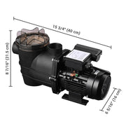 DIY 3/4HP Above Ground Pool Spa Pump 2640GPH
