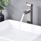 Aquaterior Bathroom Vessel Faucet Single-Hole 12"H Square