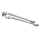 Wall-Mounted Double Towel Bars Stainless Steel Chrome Finish